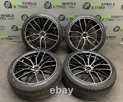 19'' inch BMW 3 & 4 Series Alloy Wheels D SPOKE Style 405M Sport & New Tyre X4