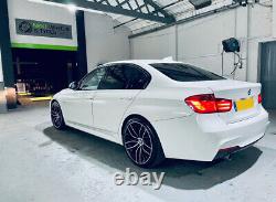 19'' inch BMW 3 & 4 Series Alloy Wheels D SPOKE Style 405M Sport & New Tyre X4