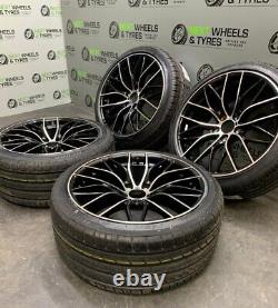 19'' inch BMW 3 & 4 Series Alloy Wheels D SPOKE Style 405M Sport & New Tyre X4