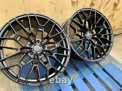 19 inch BMW 3/4 Series Multi Spoke 827M STYLE Gloss Black Alloy Wheels (x4)
