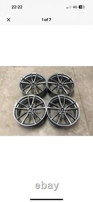 19 x4 Golf R Pretoria Style Alloy Wheels Gloss Gun Metal Volkswagen MK5 MK6 MK7