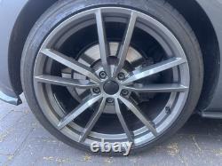 19 x4 Golf R Pretoria Style Alloy Wheels Gloss Gun Metal Volkswagen MK5 MK6 MK7