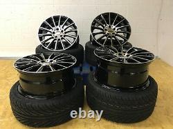 19merc Turbine Style Alloy Wheels Fit C E Class 5x112 66.6 & Tyres