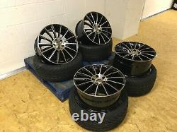 19merc Turbine Style Alloy Wheels Fit C E Class 5x112 66.6 & Tyres