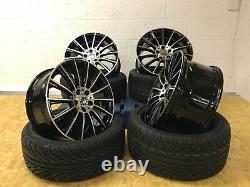 19merc Turbine Style Alloy Wheels Fit C E Class 5x112 66.6 & Tyres