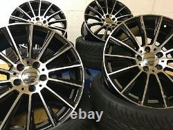 19merc Turbine Style Alloy Wheels Fit C E Class 5x112 66.6 & Tyres
