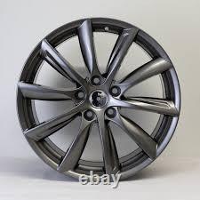19x8.5 Model S Style Alloy Wheels Gunmetal