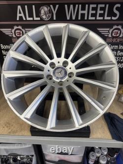 1 X AFTERMARKET Mercedes E S Class Alloy Wheel AMG 20 ET45 9,5J TURBINE STYLE