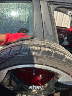 2008+ Audi A3 19 Rotor Style Alloy Wheel Set In Black With Tyres Aftermarket