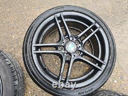 2012 Bmw E82 E88 Style 313m 18 Stagerred Alloy Wheels With Tyres 7.5j-8.5j #4h