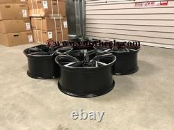 20 2020 RS6 Performance Style Alloy Wheels Black Machined Audi A4 A6 A8 5x112