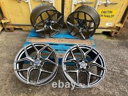 20 2020 RS Q8 Style Alloy Wheels Gunmetal Audi A5 A6 A7 5x112 8.5J ET25