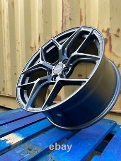 20 2020 RS Q8 Style Alloy Wheels Gunmetal Audi A5 A6 A7 5x112 8.5J ET25