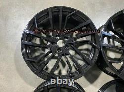 20 2021 RS5 Performance Style Alloy Wheels Gloss Black Audi A5 A7 S5 S7 RS5