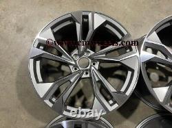20 2021 S5 Performance Style Alloy Wheels Gun Metal Machined Audi A5 A7 S5 S7