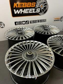 20 2025 Maybach Mercedes Turbine Twist Style Alloy Wheels C Class E Class S Cla