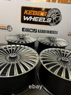 20 2025 Maybach Mercedes Turbine Twist Style Alloy Wheels C Class E Class S Cla