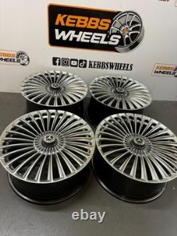 20 2025 Maybach Mercedes Turbine Twist Style Alloy Wheels C Class E Class S Cla