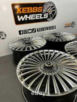 20 2025 Maybach Mercedes Turbine Twist Style Alloy Wheels C Class E Class S Cla