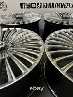20 2025 Maybach Mercedes Turbine Twist Style Alloy Wheels C Class E Class S Cla