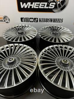 20 2025 Maybach Mercedes Turbine Twist Style Alloy Wheels C Class E Class S Cla