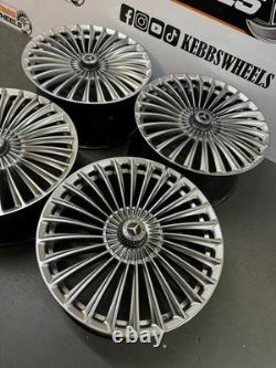20 2025 Maybach Mercedes Turbine Twist Style Alloy Wheels C Class E Class S Cla