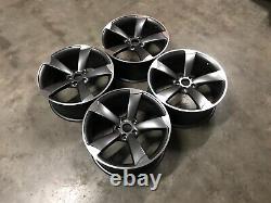 20 4x TTRS DEEP CONCAVE Style Alloy Wheels Satin Gun Metal Audi A5 A7 S5