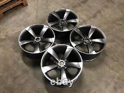 20 4x TTRS DEEP CONCAVE Style Alloy Wheels Satin Gun Metal Audi A5 A7 S5