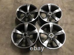 20 4x TTRS DEEP CONCAVE Style Alloy Wheels Satin Gun Metal Audi A5 A7 S5