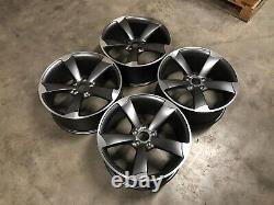 20 4x TTRS DEEP CONCAVE Style Alloy Wheels Satin Gun Metal Audi A5 A7 S5