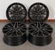 20 5x120 Tiffando Style Alloy Wheels Satin Black 9/10j Bmw 3 4 Series Et35/42