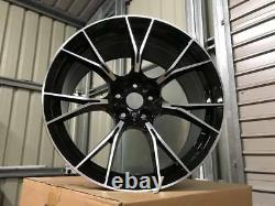 20 789M M5 Competition Style Alloy Wheels Gloss Black Machined BMW G30 G31