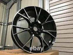 20 789M M5 Competition Style Alloy Wheels Gloss Black Machined BMW G30 G31