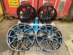 20 811M M8 Style Alloy Wheels Gloss Black Alloys BMW G30 G31 G20 5x112 66.6
