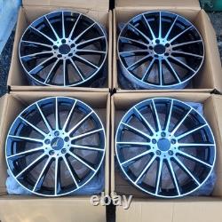 20 ALLOY WHEELS Staggered Fit Mercedes Benz E S Class Turbine style W213 Night
