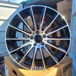20 ALLOY WHEELS Staggered Fit Mercedes Benz E S Class Turbine style W213 Night