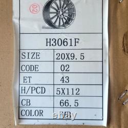 20 ALLOY WHEELS Staggered Fit Mercedes Benz E S Class Turbine style W213 Night