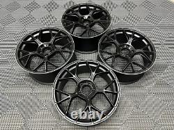 20 AMG GT Style Alloy Wheels Black Polished Mercedes E Class W205 W212 W213