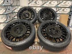 20 Aero Style Alloy Wheels To Fit Vw Transporter T5 T6 & Tyres Vit Trafic