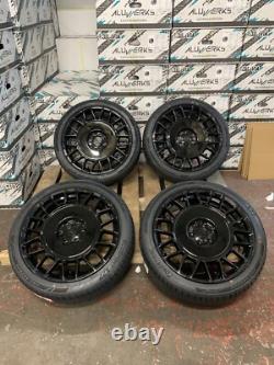 20 Aero Style Alloy Wheels To Fit Vw Transporter T5 T6 & Tyres Vit Trafic