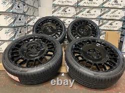 20 Aero Style Alloy Wheels To Fit Vw Transporter T5 T6 & Tyres Vit Trafic