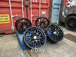 20 Alloy Wheels Alloys Bmw 4 5 Series Black M Performance Competition M3 Style