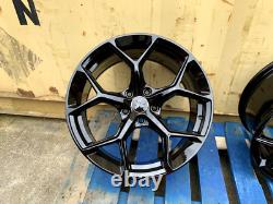 20 Audi Rs6 (c7 & C8) 2013-2024 Rs6 C8 Style Black Alloy Wheels