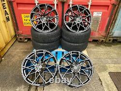 20 BLACK 795M style Alloy Wheels +Tyres Bmw 3 Series G20 G21 5 Series G30 G31
