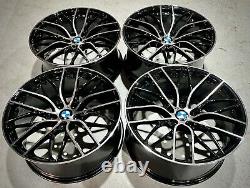 20 BMW 405M Style Alloy Wheels Machined Black Non OEM