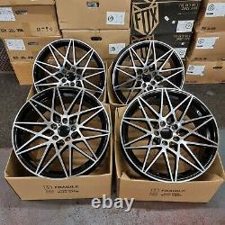 20 BMW 666M Competition Style Alloy Wheels Black Polished