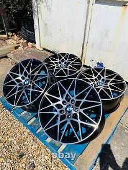 20 BMW 666M Competition Style Alloy Wheels Only Black/Polished for BMW 4 Series