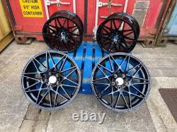 20 BRAND NEW BMW 666m BLACK M3/M4 COMPETITION STYLE ALLOY WHEELS 5X120 BMW