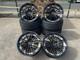 20 Black Polished Barrel Bmw Style Alloy Wheels 3/5/6/7 Series Staggered +tyres