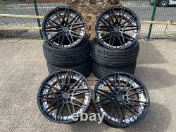 20'' COMPETITION Comp Style ALLOY WHEELS & TYRES FITS BMW 5 /6 SERIES 5X120